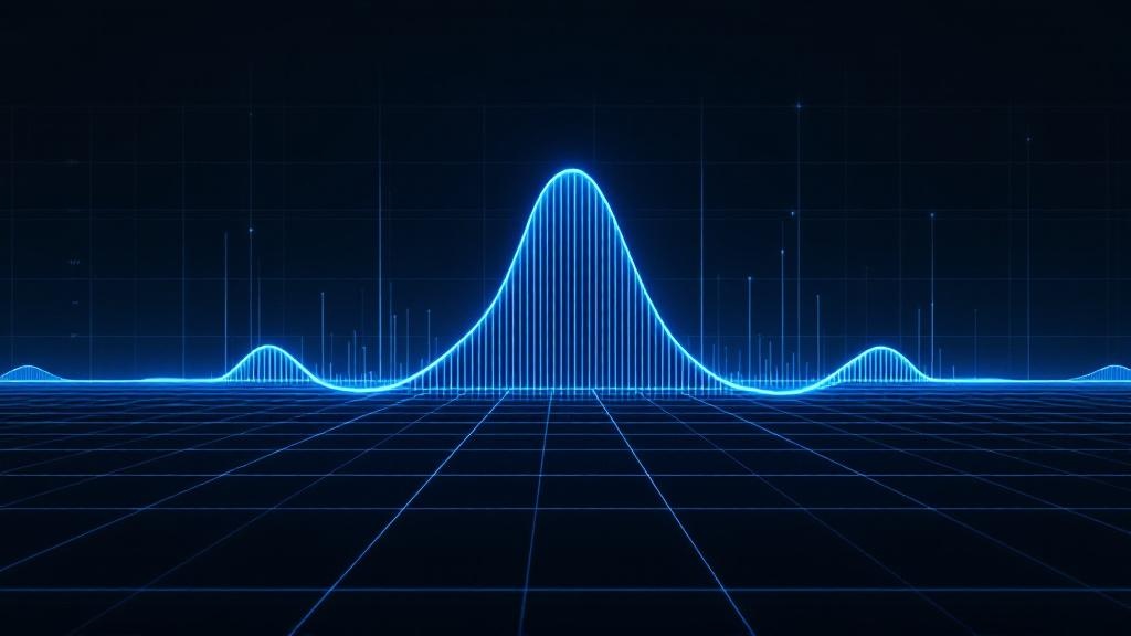 Resonanzkurve mit eingezeichneter Halbwertsbreite und Q-Faktor-Berechnung